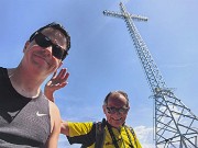 61 Alla croce del Monte Zucco (1232 m) con Raffaele